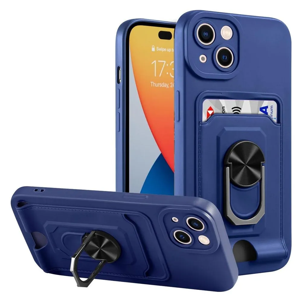 König Design Hülle Handy Schutz für Apple iPhone 14 Serie Case Cover Tasche Etuis Kartenfach (Apple iPhone 14 Pro Max)