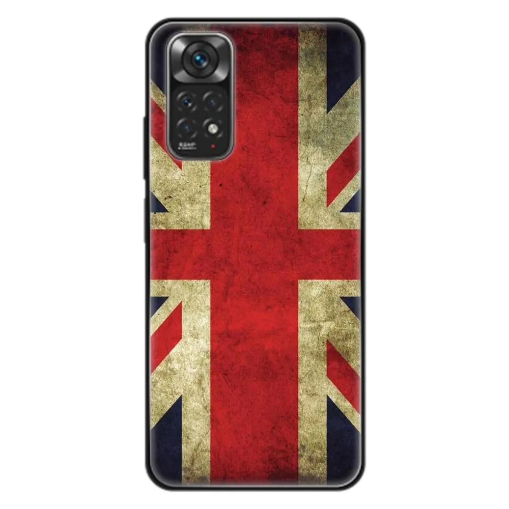König Design Hülle Handy Schutz für Xiaomi Redmi Note 11 Case Cover Tasche Bumper Etuis TPU (Xiaomi Redmi Note 11)