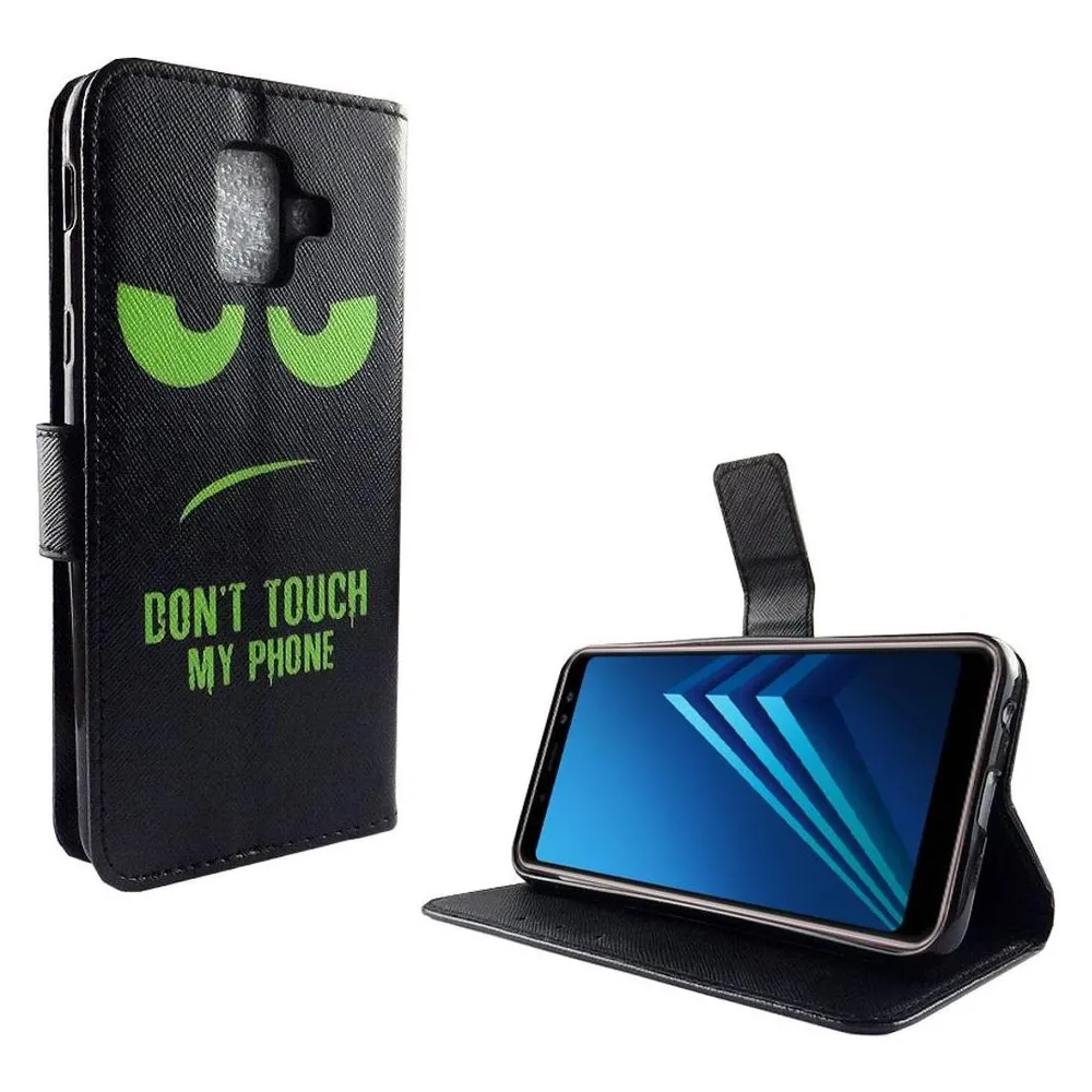 König Design Hülle Handy Schutz für Samsung Galaxy A6 (2018) Case Cover Tasche Wallet Etui (Samsung Galaxy A6 (2018))