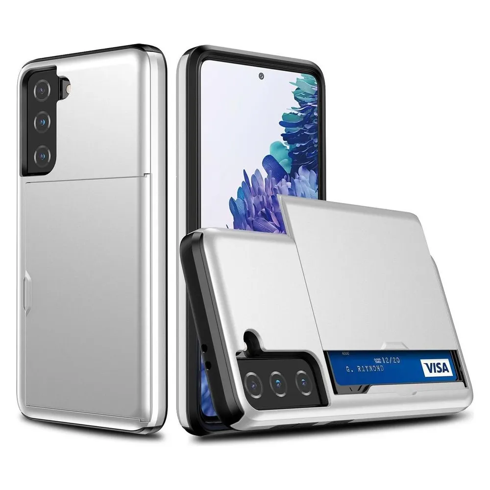 König Design Hülle Handy Schutz für Samsung Galaxy S21 Case Cover Tasche Etuis Bumper Weiss (Samsung Galaxy S21)