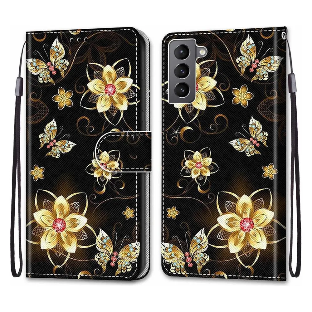 König Design Hülle Handy Schutz für Samsung Galaxy S22 5G Case Flip Cover Tasche Etui Bumper (Samsung Galaxy S22 5G)