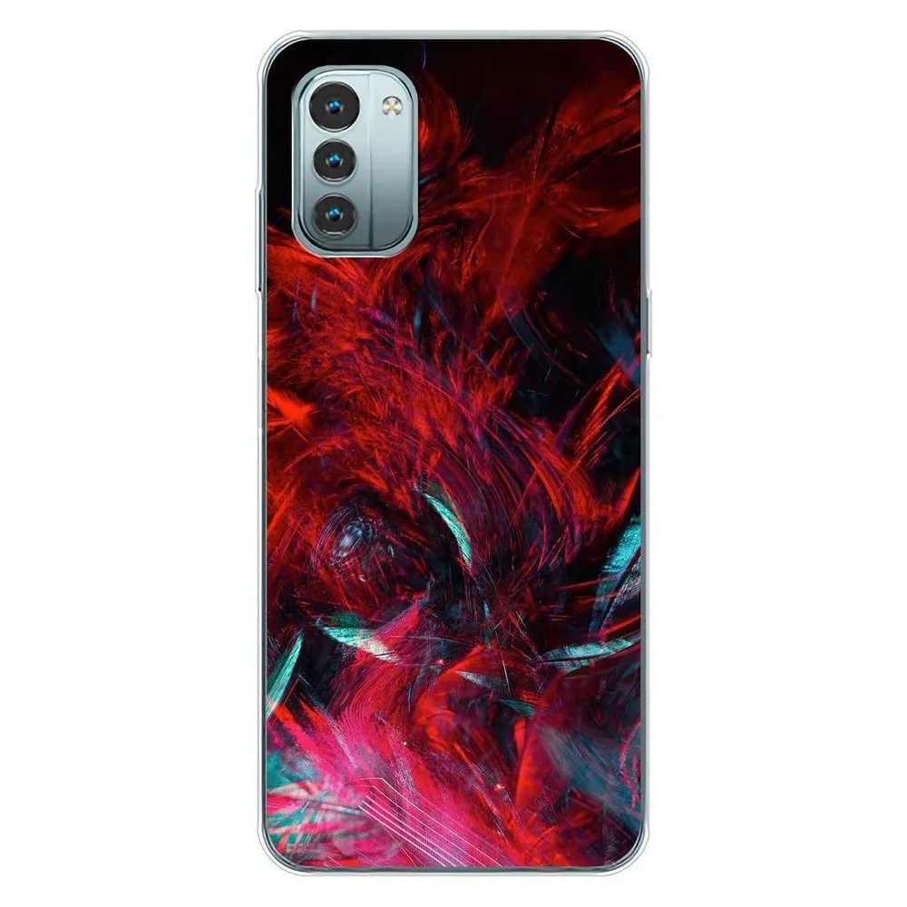 König Design Hülle Handy Schutz für Nokia G11 Case Cover Tasche Bumper Etuis Backcover TPU (Nokia G11)