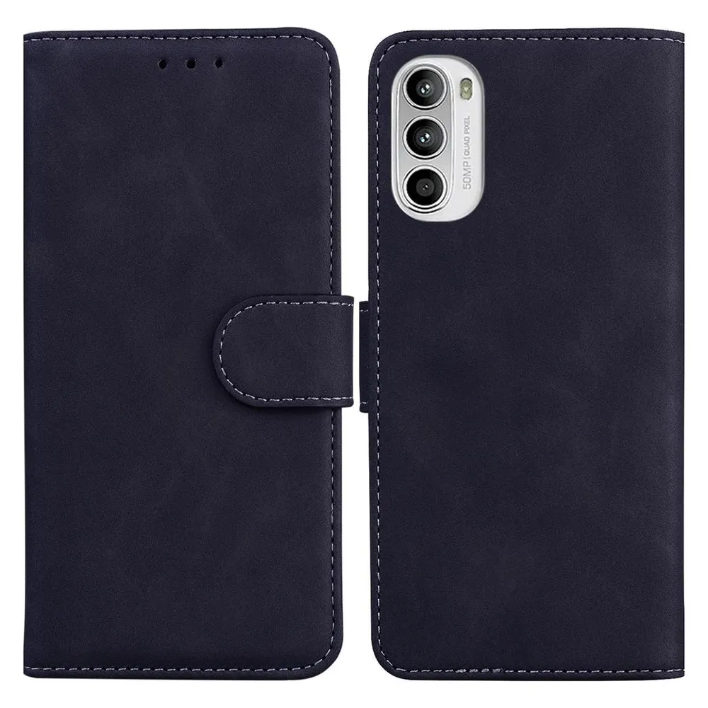 König Design Hülle Handy Schutz für Motorola Moto G62 5G Case Cover Bumper Kartenfach Etuis