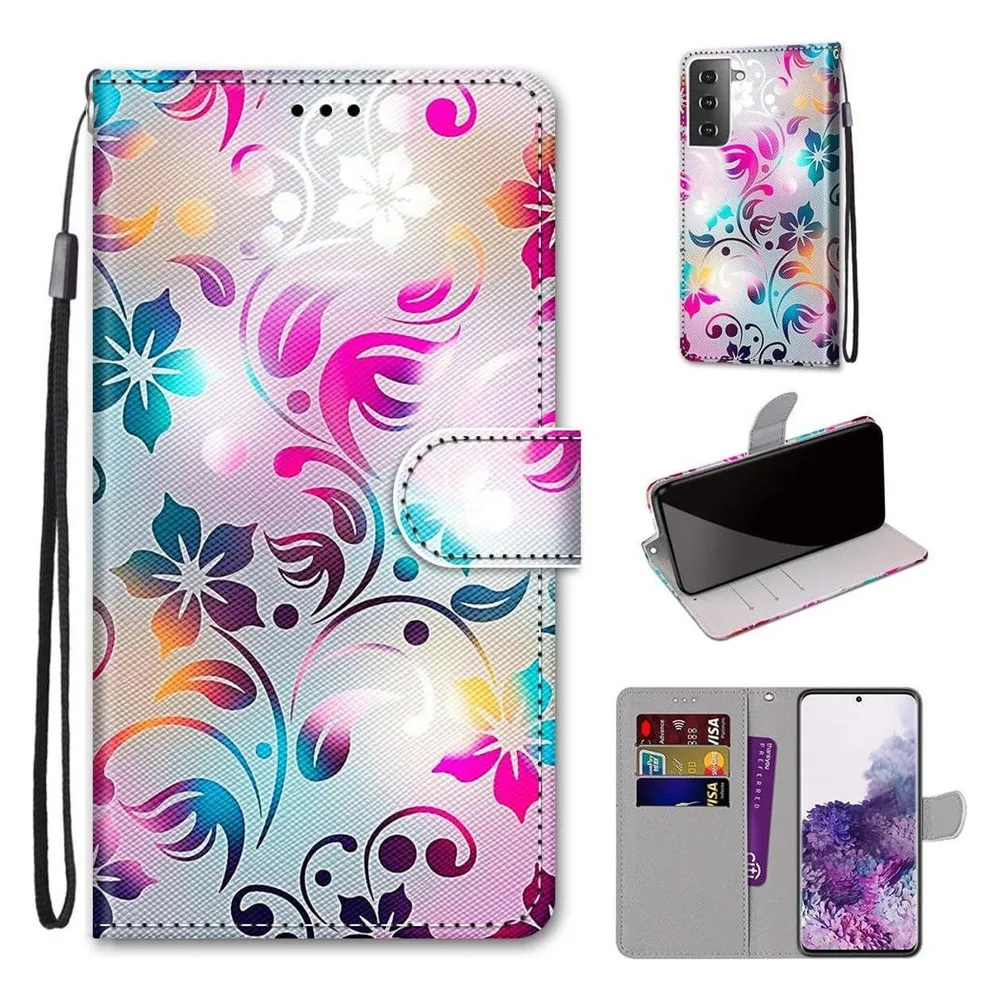 König Design Hülle Handy Schutz für Samsung Galaxy S21 Plus Case Cover Tasche Wallet Etui Neu (Samsung Galaxy S21+)