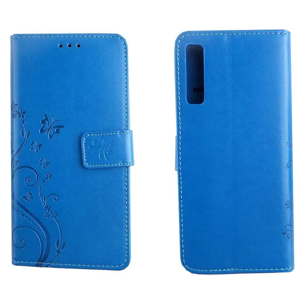 König Design Hülle Handy Schutz für Samsung Galaxy A7 (2018) Case Cover Tasche Wallet Etui (Samsung Galaxy A7 (2018))