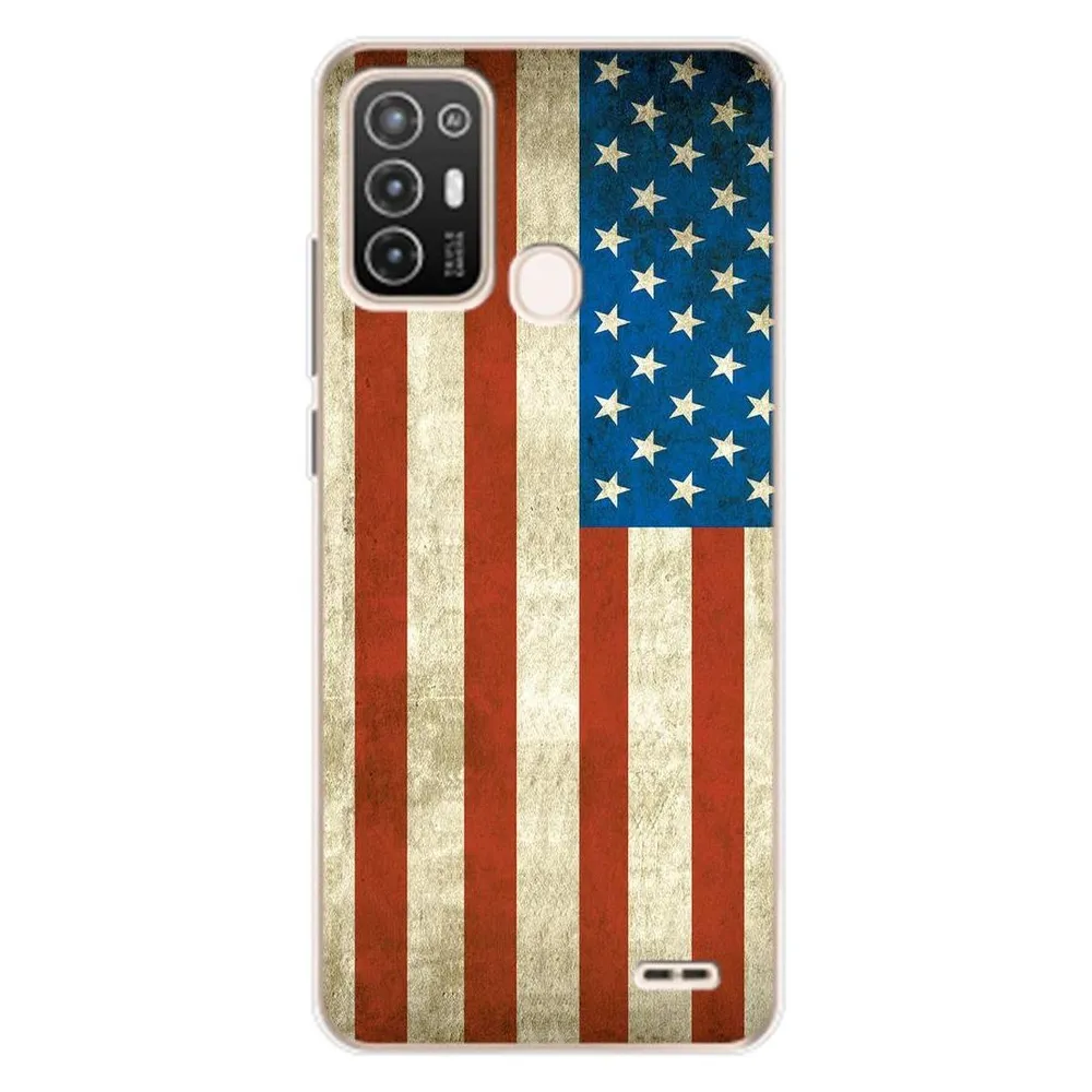 König Design Hülle Handy Schutz für ZTE Blade A52 Case Cover Tasche Bumper Etuis Backcover (ZTE Blade A52)