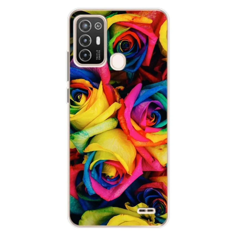 König Design Hülle Handy Schutz für ZTE Blade A52 Case Cover Tasche Bumper Etuis Backcover (ZTE Blade A52)