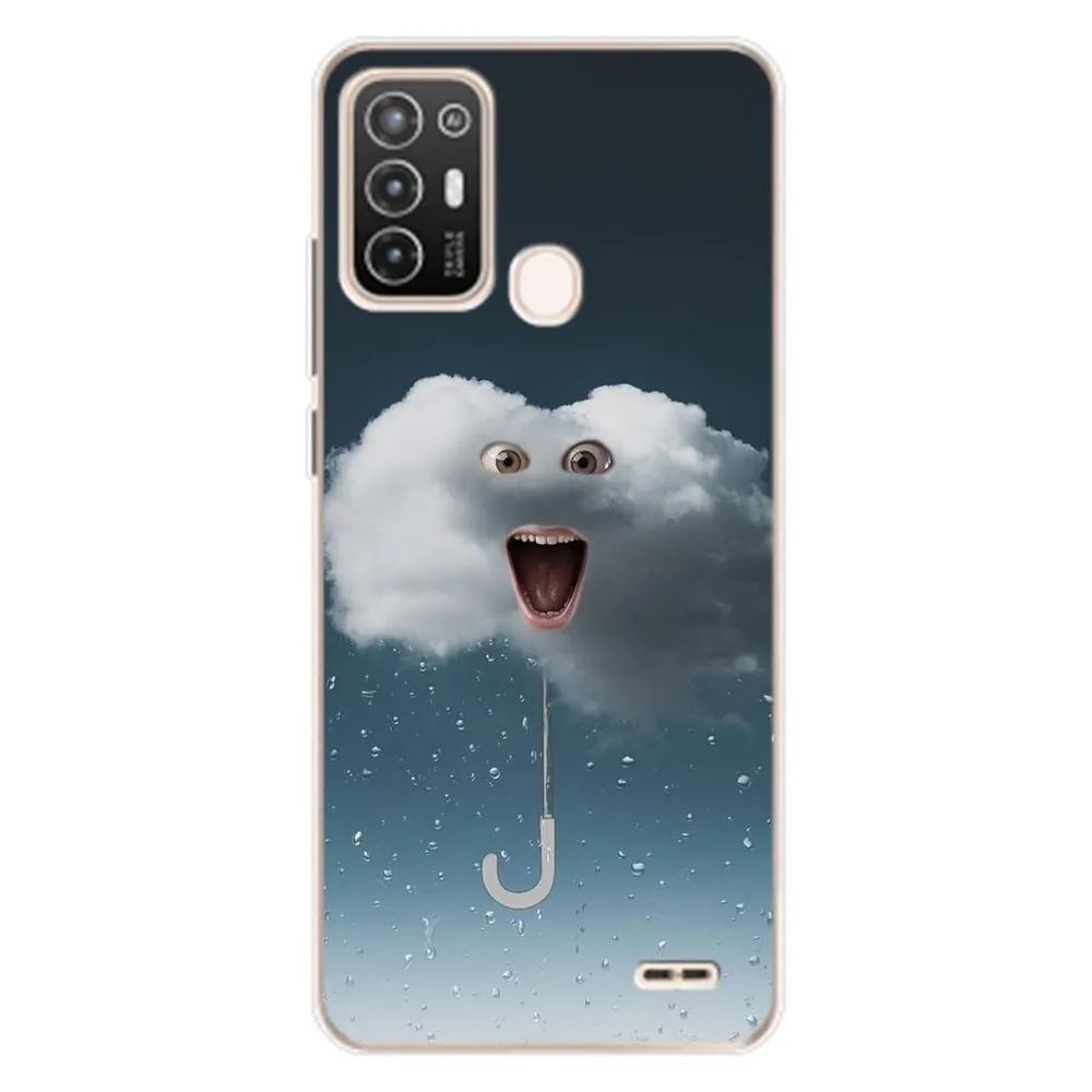 König Design Hülle Handy Schutz für ZTE Blade A52 Case Cover Tasche Bumper Etuis Backcover (ZTE Blade A52)