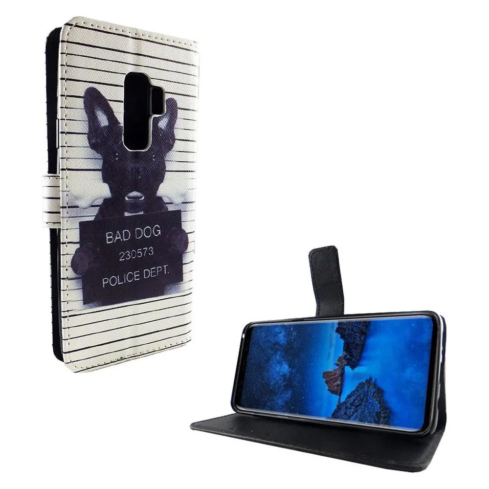 König Design Hülle Handy Schutz für Samsung Galaxy S9 Plus Case Cover Tasche Wallet Etui Neu (Samsung Galaxy S9+)