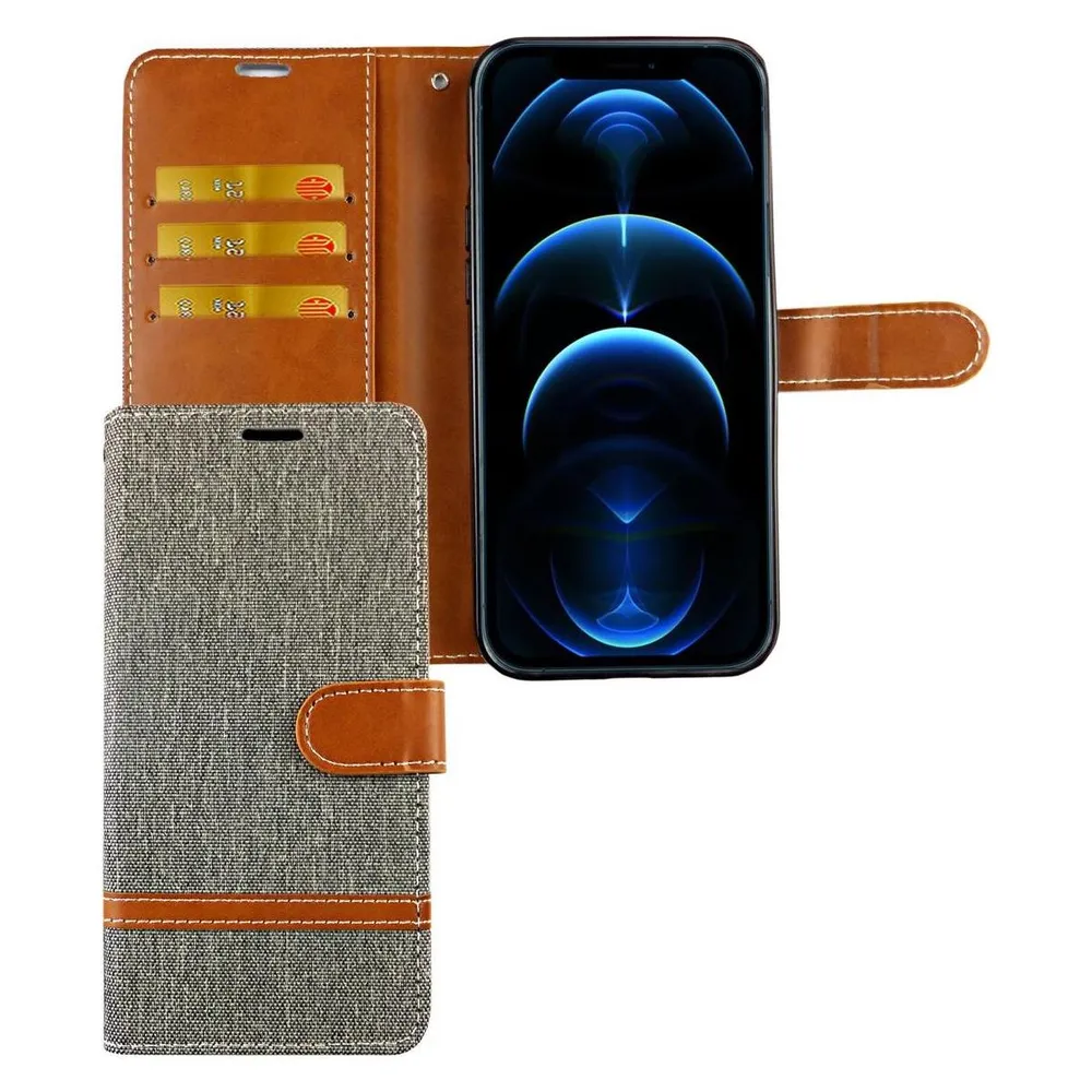 König Design Hülle Handy Schutz für Apple iPhone 12 Pro Max Case Cover Tasche Wallet Etui Neu (Apple iPhone 12 Pro Max)