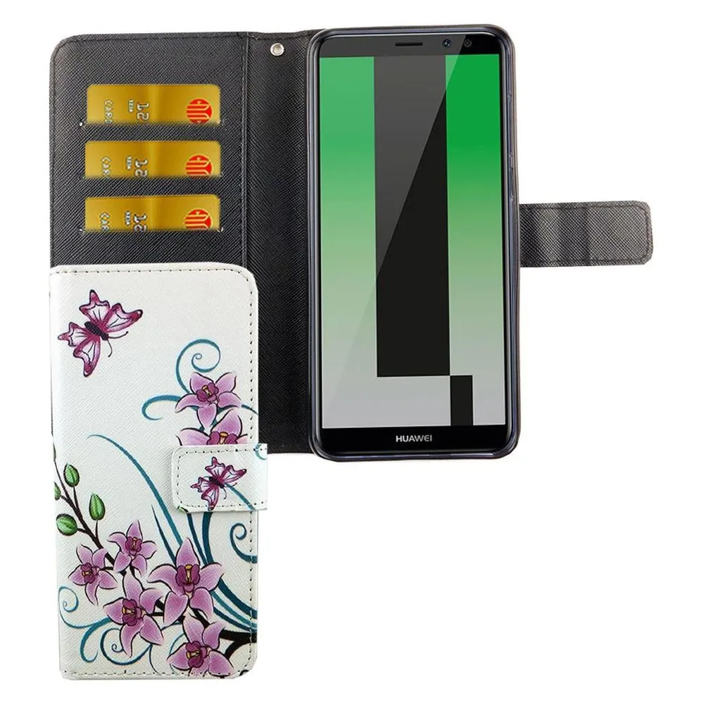 König Design Hülle Handy Schutz für Huawei Mate 10 Lite Case Cover Tasche Wallet Etui Bumper (Huawei Mate 10 Lite)