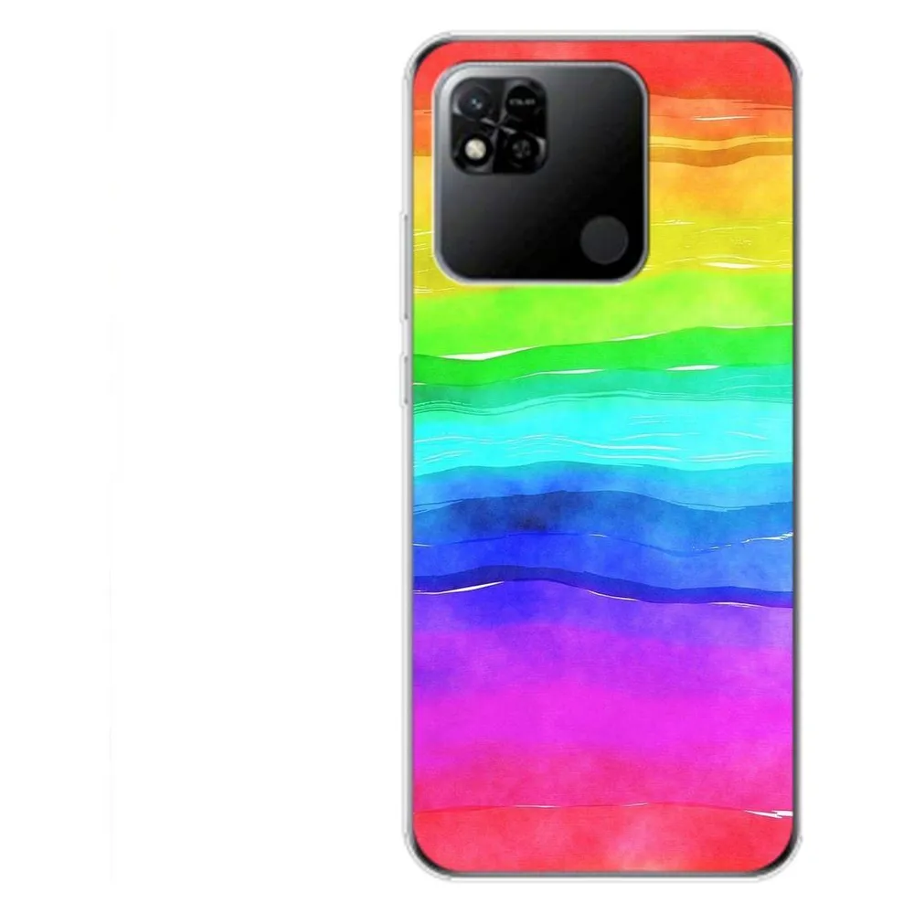 König Design Hülle Handy Schutz für Xiaomi Redmi 10A Case Cover Tasche Bumper Etuis TPU Neu (Xiaomi Redmi 10A)