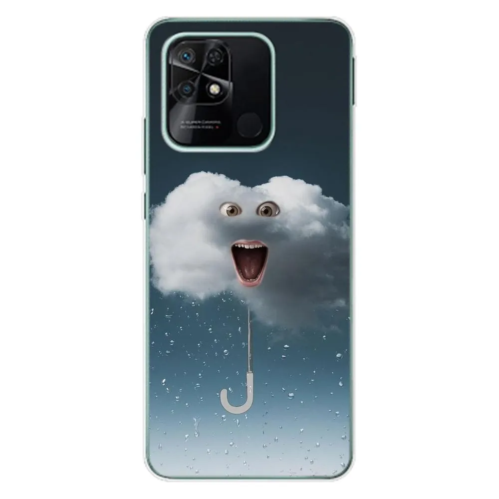 König Design Hülle Handy Schutz für Xiaomi Redmi 10C Case Cover Tasche Bumper Etuis TPU Neu (Xiaomi Redmi 10C)