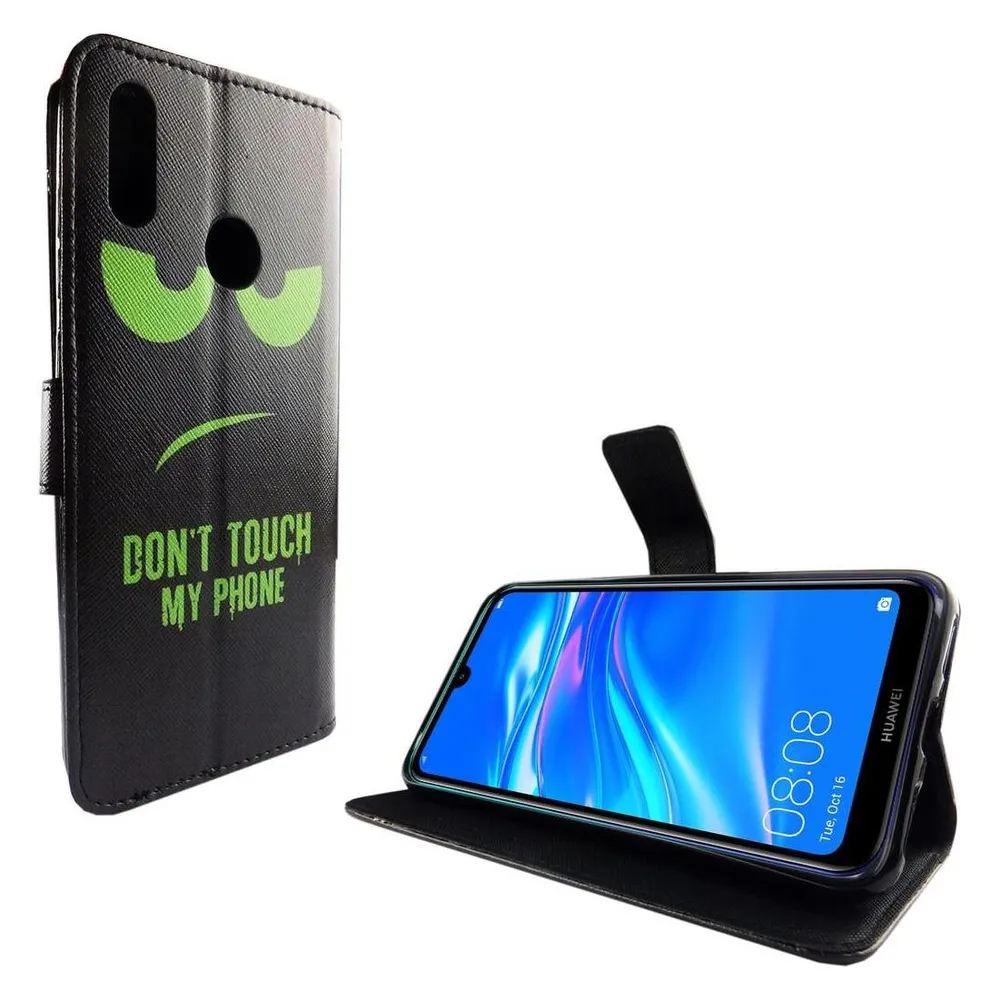 König Design Hülle Handy Schutz für Huawei Y7 (2019) Case Cover Tasche Wallet Etui Handyhülle (Huawei Y7 (2019))