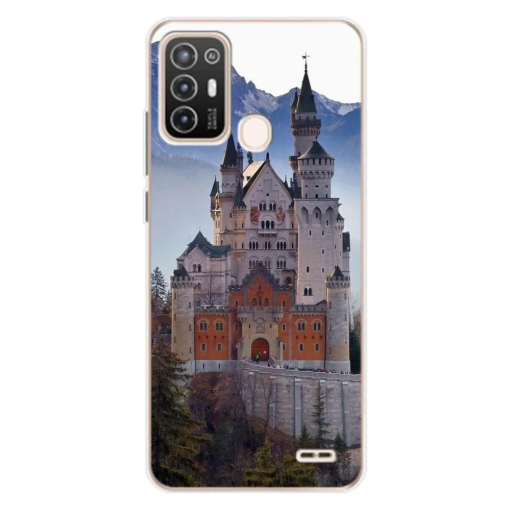 König Design Hülle Handy Schutz für ZTE Blade A52 Case Cover Tasche Bumper Etuis Backcover (ZTE Blade A52)