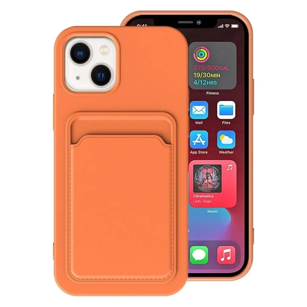 König Design Hülle Handy Schutz für Apple iPhone 14 Serie Case Cover Bumper Kartenfach Etuis (Apple iPhone 14 Plus)