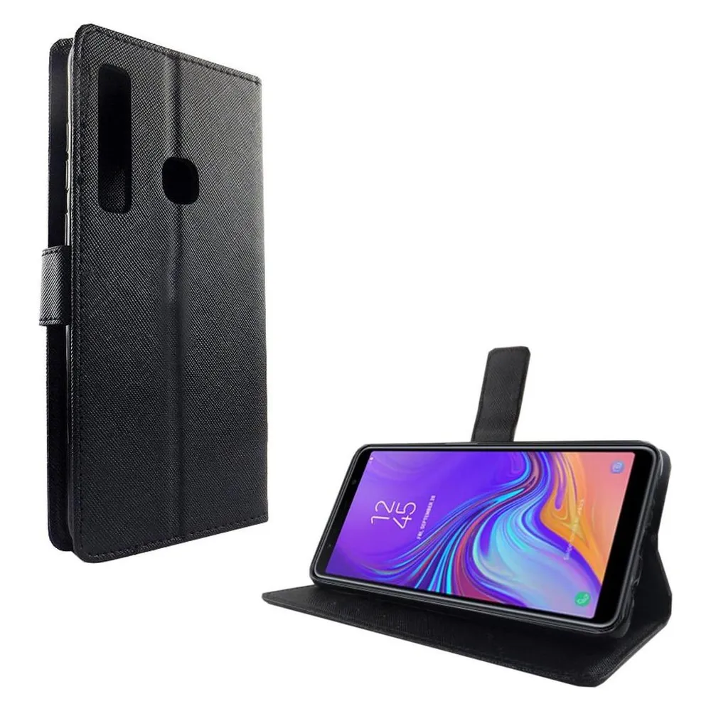 König Design Hülle Handy Schutz für Samsung Galaxy A9 (2018) Case Cover Tasche Wallet Etui (Samsung Galaxy A9 (2018))