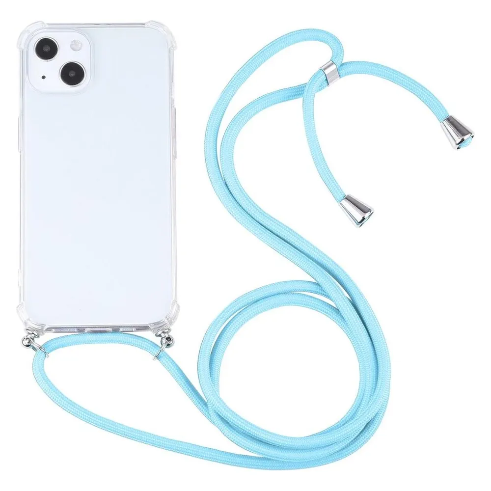 König Design Hülle Handy Schutz für Apple iPhone 13 Case Cover Tasche Etuis Bumper Blau Neu