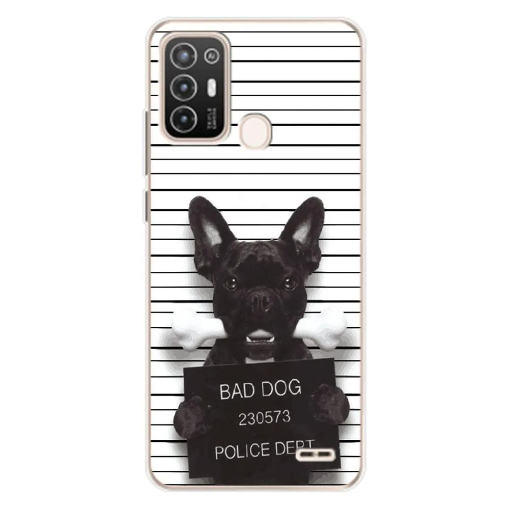 König Design Hülle Handy Schutz für ZTE Blade A52 Case Cover Tasche Bumper Etuis Backcover (ZTE Blade A52)