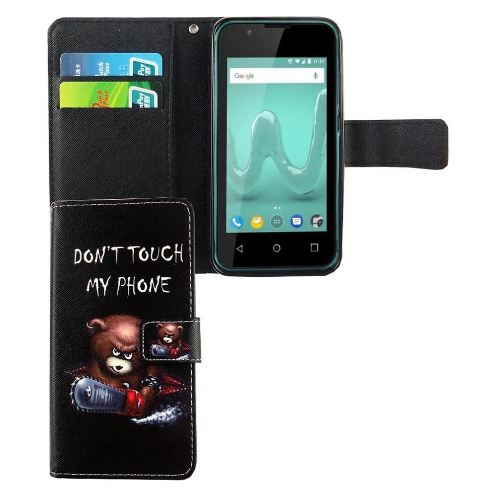 König Design Hülle Handy Schutz für Wiko Sunny 2 Case Cover Tasche Wallet Etui Handyhülle Neu (Wiko Sunny 2)
