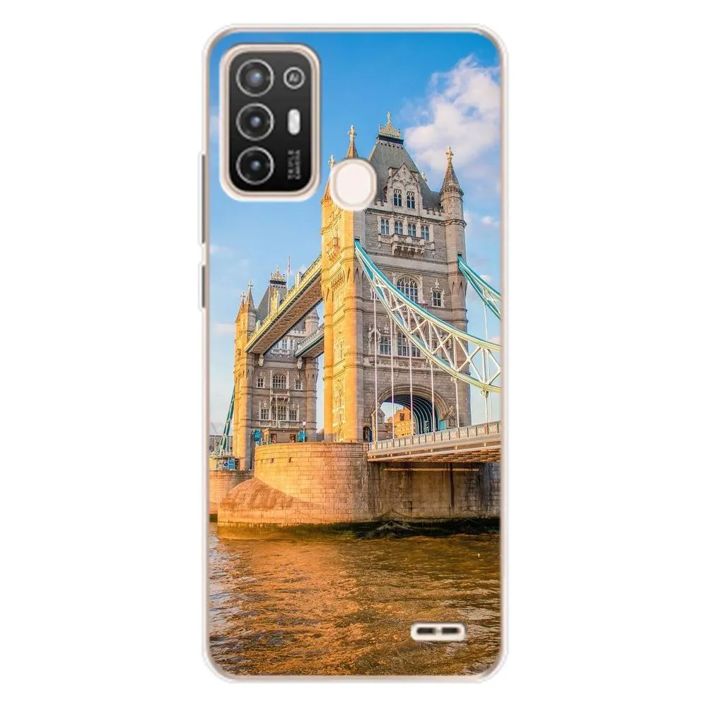 König Design Hülle Handy Schutz für ZTE Blade A52 Case Cover Tasche Bumper Etuis Backcover (ZTE Blade A52)