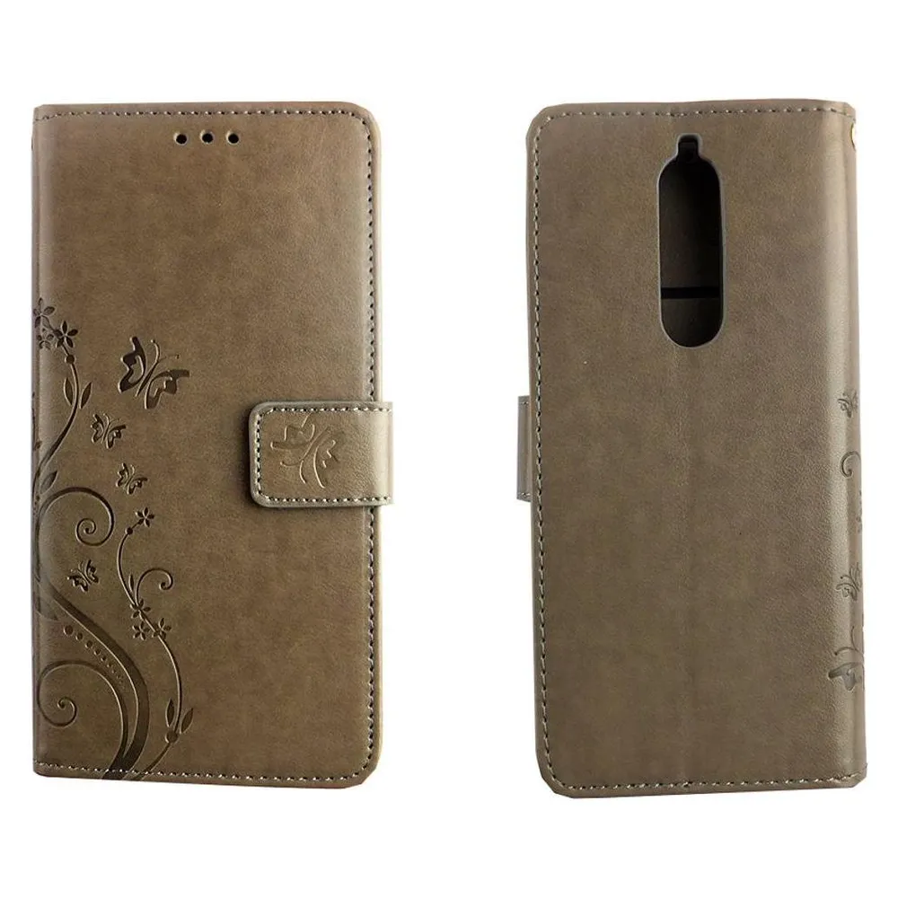 König Design Hülle Handy Schutz für Nokia 5.1 Case Cover Tasche Wallet Etui Handyhülle Bumper (Nokia 5.1)