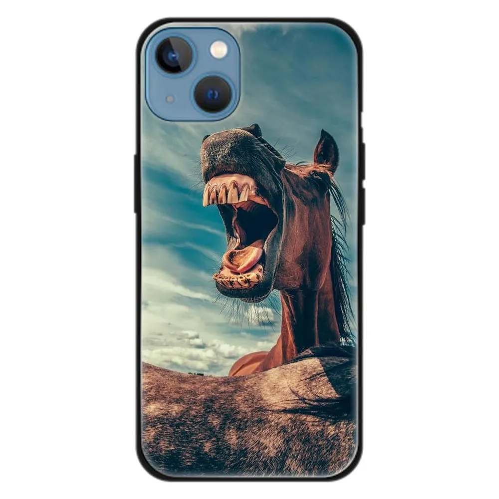 König Design Hülle Handy Schutz für Apple iPhone 13 Case Cover Tasche Bumper Etuis TPU Neu (Apple iPhone 13)