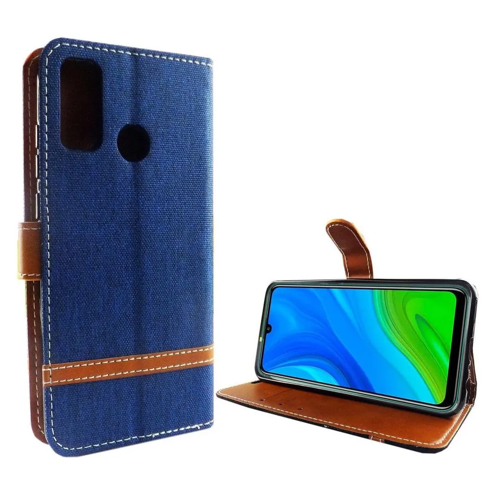 König Design Hülle Handy Schutz für Huawei P smart 2020 Case Cover Tasche Wallet Etui Bumper (Huawei P Smart (2020))