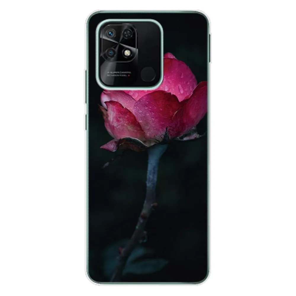 König Design Hülle Handy Schutz für Xiaomi Redmi 10C Case Cover Tasche Bumper Etuis TPU Neu (Xiaomi Redmi 10C)