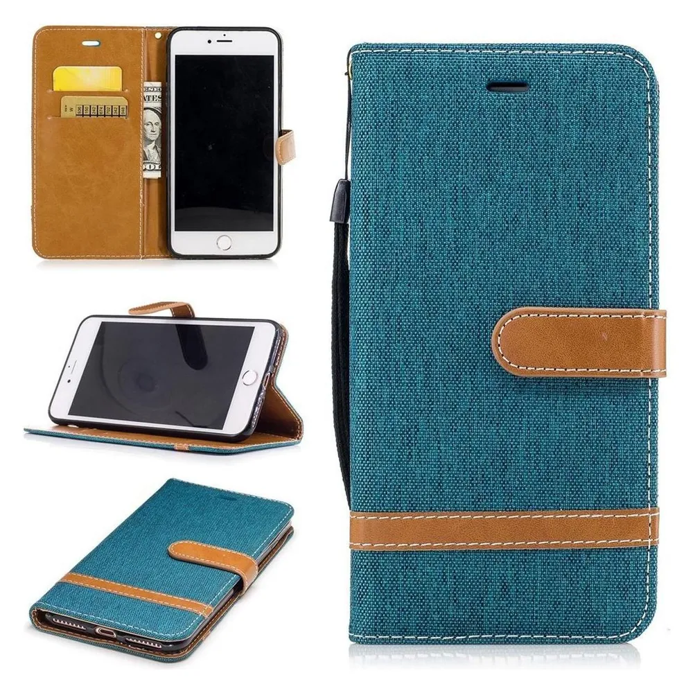 König Design Hülle Handy Schutz für Apple iPhone 7 Plus Case Cover Tasche Wallet Etui Bumper (Apple iPhone 7 Plus)