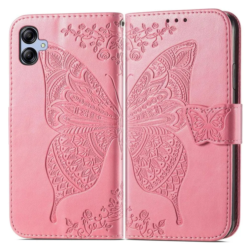 König Design Hülle Handy Schutz für Samsung Galaxy A04e F04 M04 Case Cover Tasche Wallet Etui (Samsung Galaxy A04e)