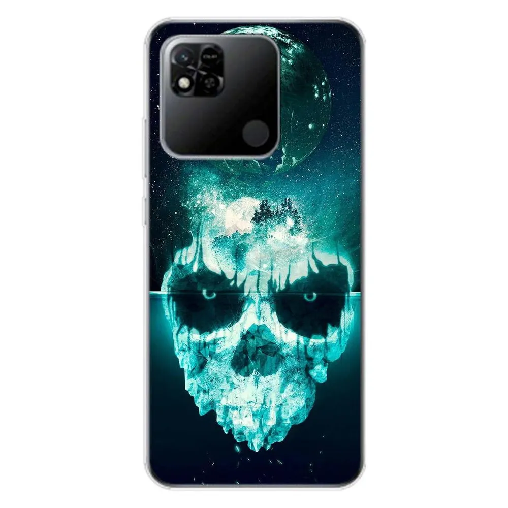 König Design Hülle Handy Schutz für Xiaomi Redmi 10A Case Cover Tasche Bumper Etuis TPU Neu (Xiaomi Redmi 10A)