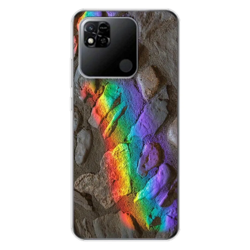 König Design Hülle Handy Schutz für Xiaomi Redmi 10A Case Cover Tasche Bumper Etuis TPU Neu (Xiaomi Redmi 10A)
