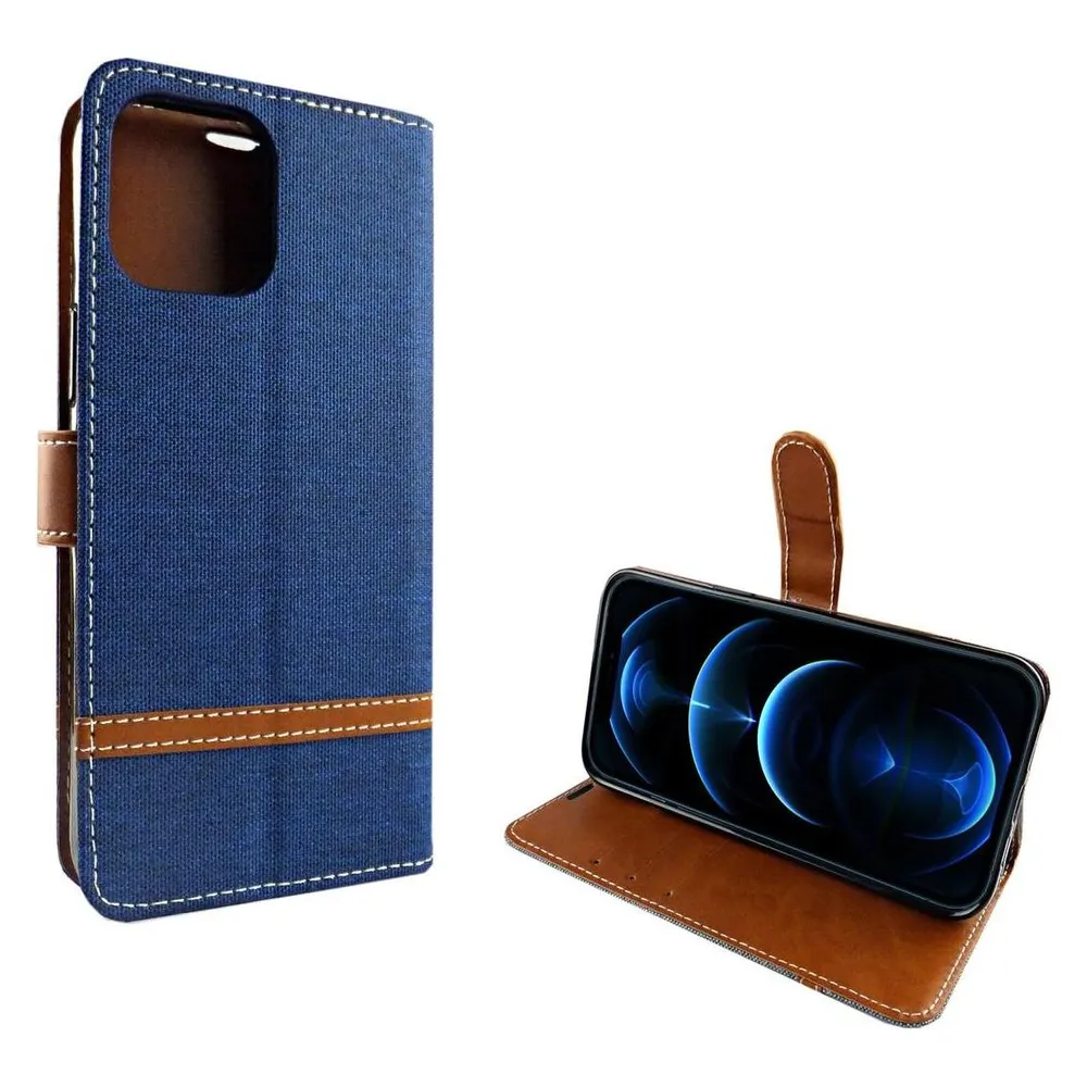 König Design Hülle Handy Schutz für Apple iPhone 12 / 12Pro Case Cover Tasche Wallet Etui Neu (Apple iPhone 12, Realme 12 Pro+)