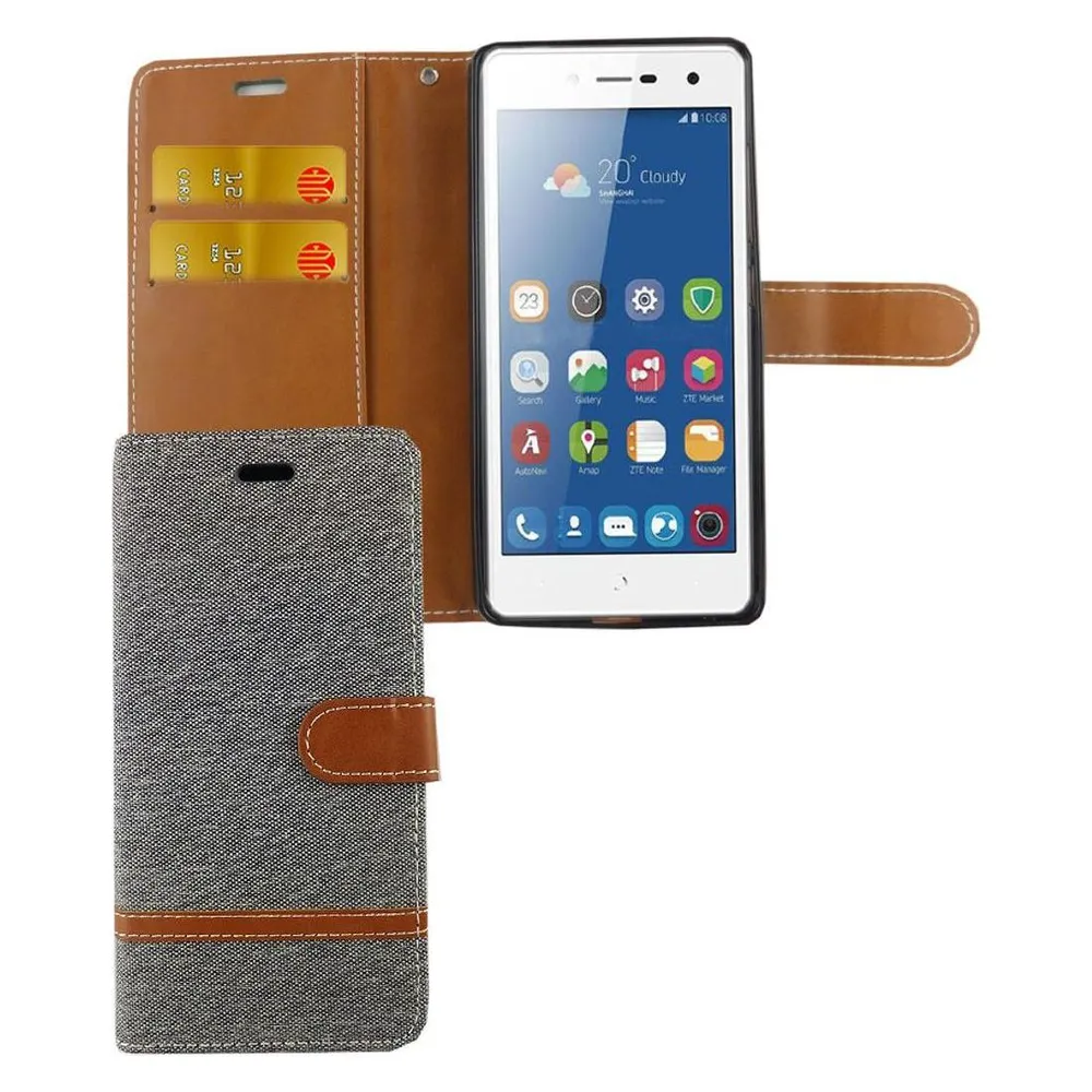 König Design Hülle Handy Schutz für ZTE Blade L7 Case Cover Tasche Wallet Etui Handyhülle Neu (ZTE Blade L7)