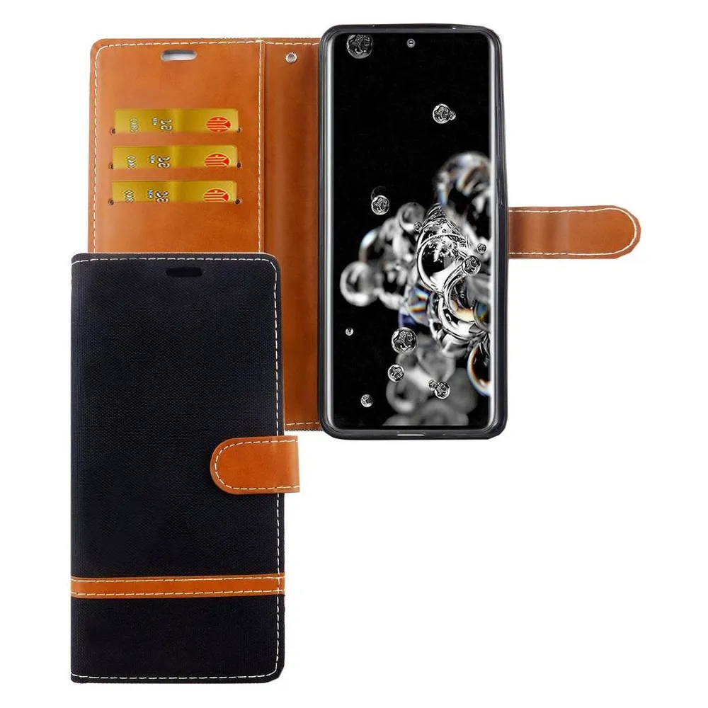 König Design Hülle Handy Schutz für Samsung Galaxy S20 Ultra Case Cover Tasche Wallet Etui (Samsung Galaxy S20 Ultra)