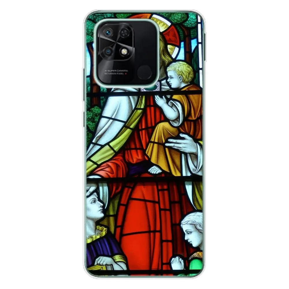 König Design Hülle Handy Schutz für Xiaomi Redmi 10C Case Cover Tasche Bumper Etuis TPU Neu (Xiaomi Redmi 10C)