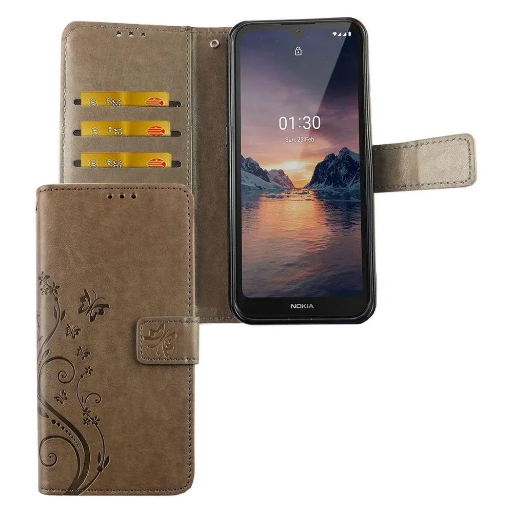 König Design Hülle Handy Schutz für Nokia 1.3 Case Cover Tasche Wallet Etui Handyhülle Bumper (Nokia 1.3)