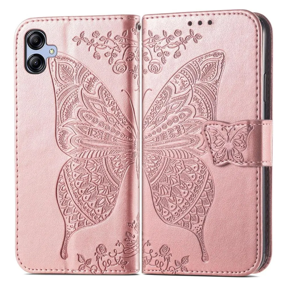 König Design Hülle Handy Schutz für Samsung Galaxy A04e F04 M04 Case Cover Tasche Wallet Etui (Samsung Galaxy A04e)