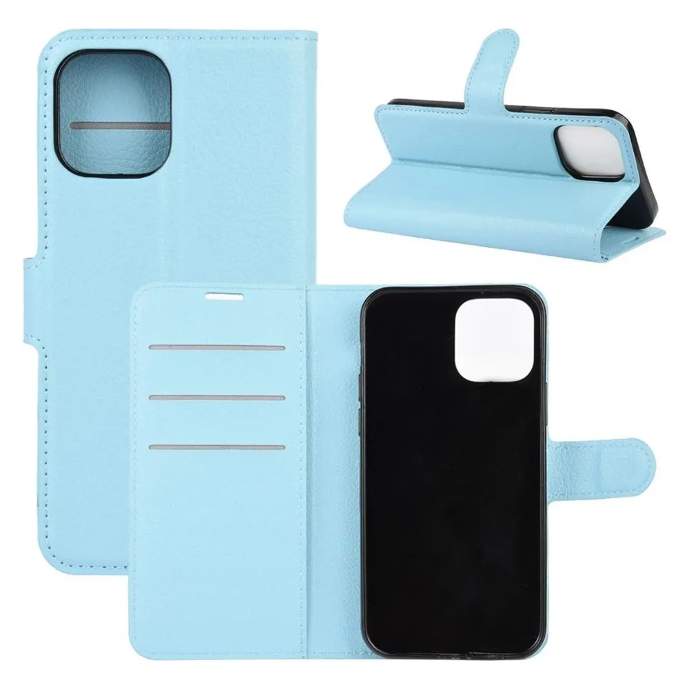 König Design Hülle Handy Schutz für Apple iPhone 12 Pro Case Cover Tasche Etuis Bumper Blau