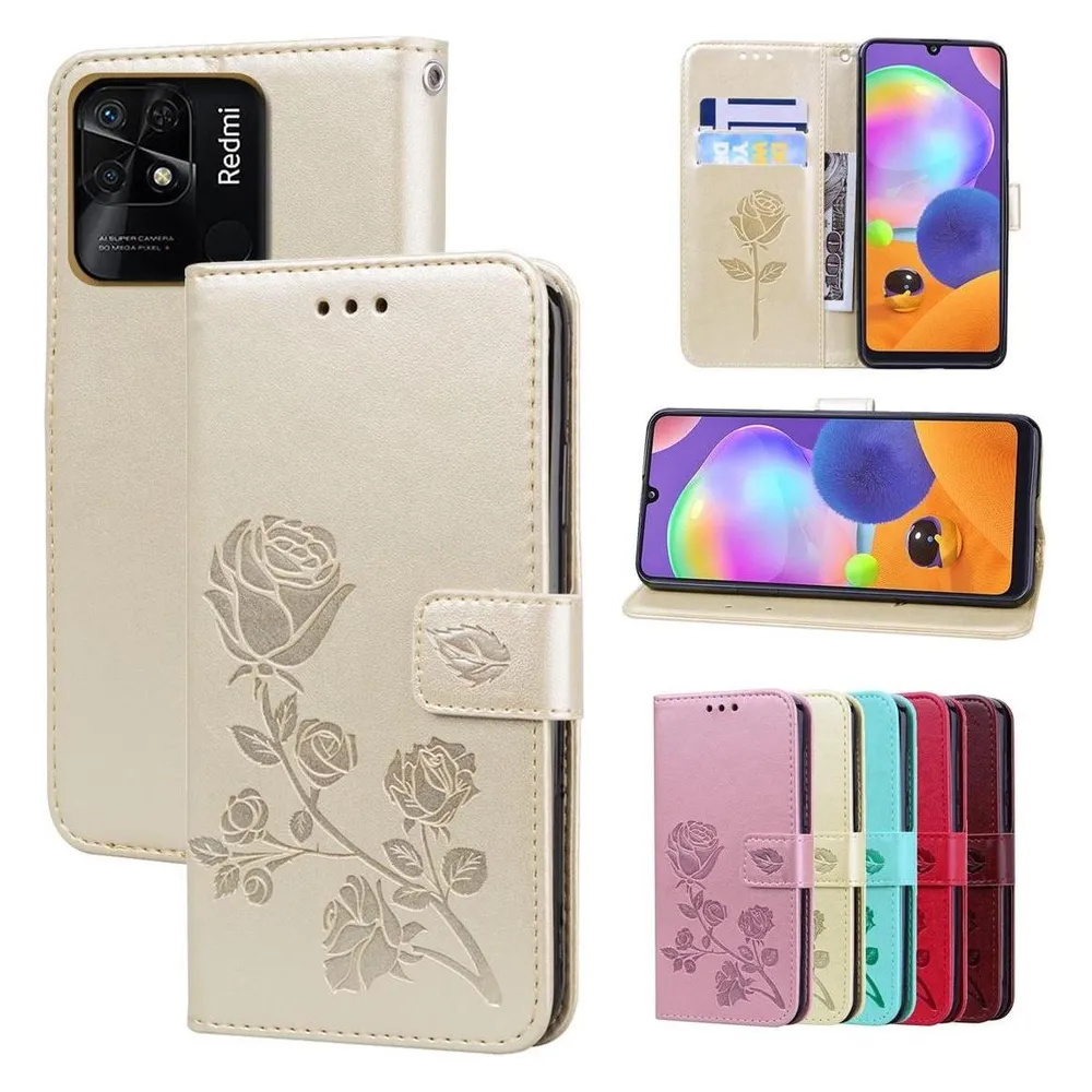 König Design Hülle Handy Schutz für Xiaomi Redmi 10C Case Cover Bumper Kartenfach Etuis Neu (Xiaomi Redmi 10C)