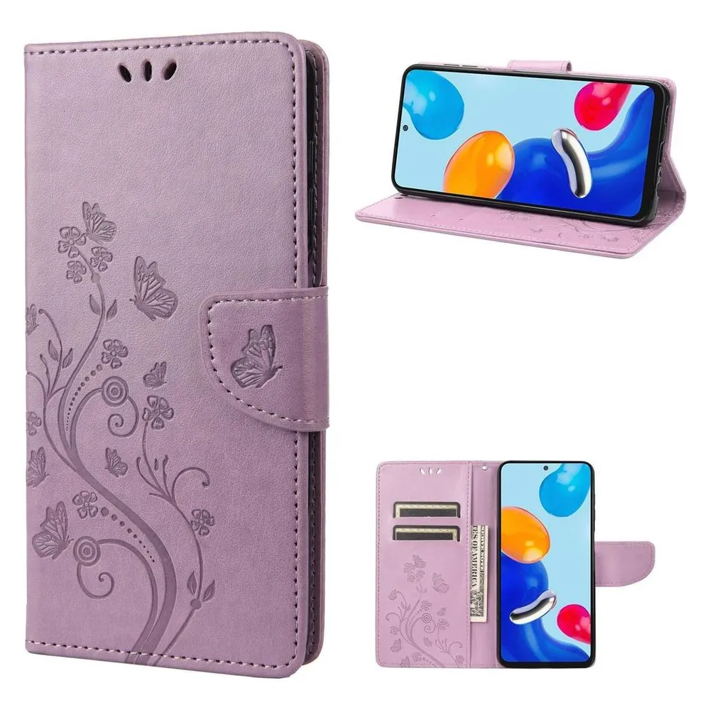 König Design Hülle Handy Schutz für Xiaomi Redmi Note 11 Case Cover Tasche Etui Bumper Wallet (Xiaomi Redmi Note 11)