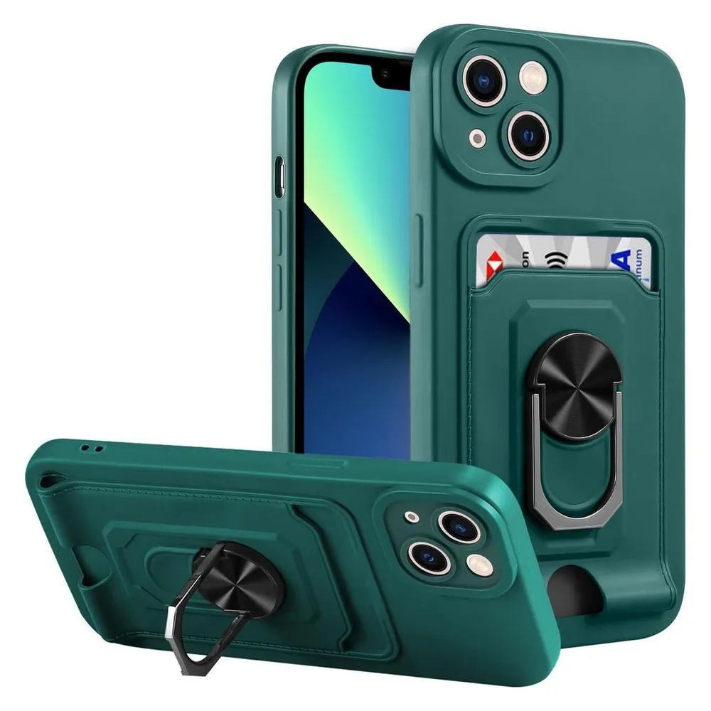 König Design Hülle Handy Schutz für Apple iPhone 14 Serie Case Cover Tasche Etuis Kartenfach (Apple iPhone 14 Plus)