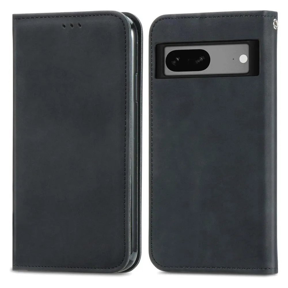 König Design Hülle Handy Schutz für Google Pixel 7A Case Cover Klapp Tasche Wallet Etuis Neu (Google Pixel 7a)