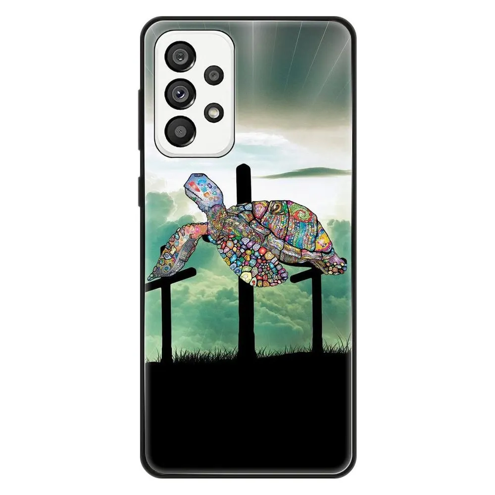 König Design Hülle Handy Schutz für Samsung Galaxy A73 5G Case Cover Tasche Bumper Etuis TPU (Samsung Galaxy A73 5G)