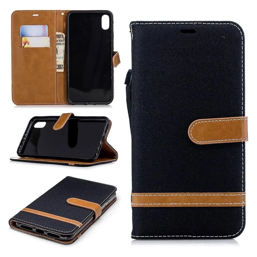 König Design Hülle Handy Schutz für Apple iPhone XS Max Case Cover Tasche Wallet Etui Bumper (Apple iPhone XS Max)