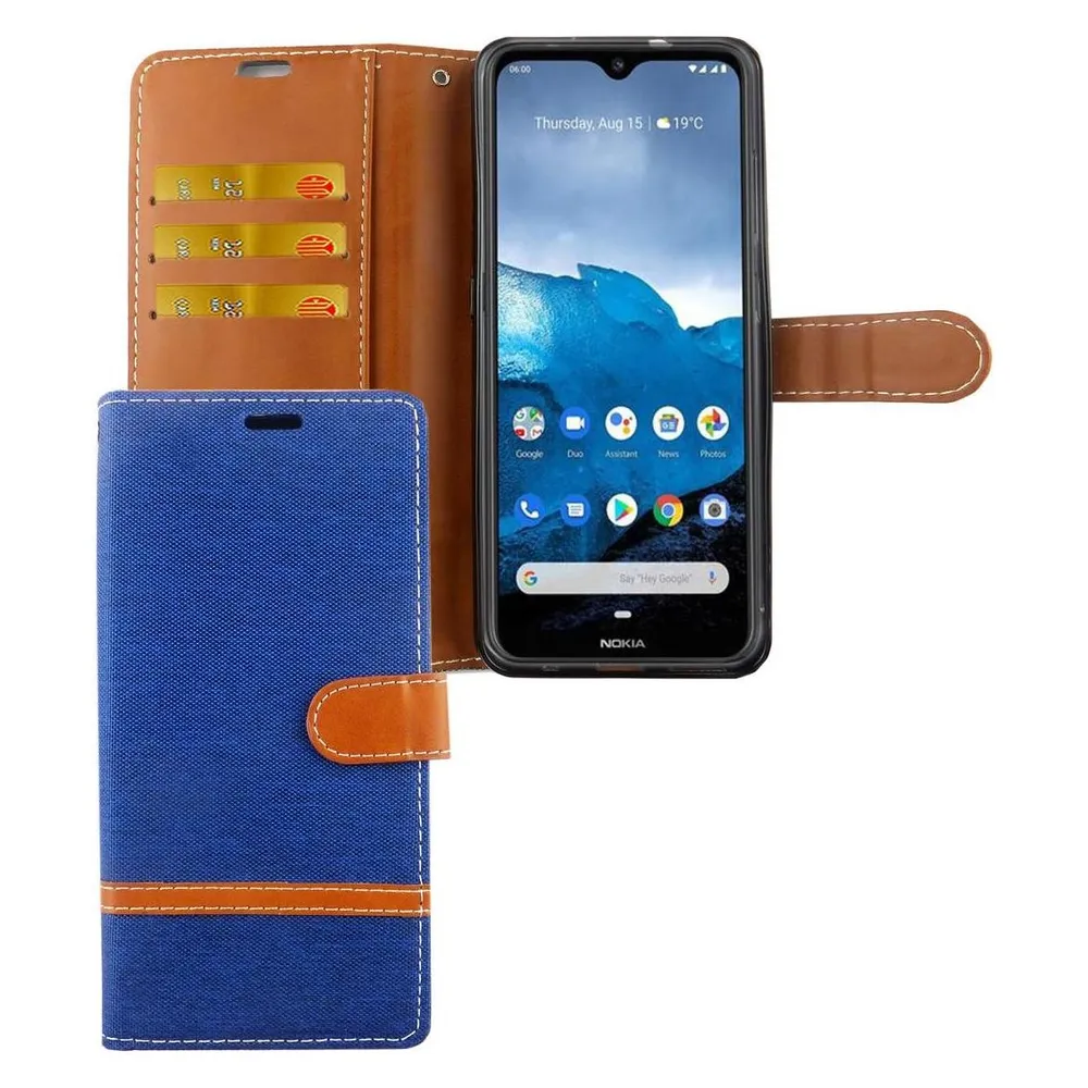 König Design Hülle Handy Schutz für Nokia 6.2 Case Cover Tasche Wallet Etui Handyhülle Bumper (Nokia 6.2)