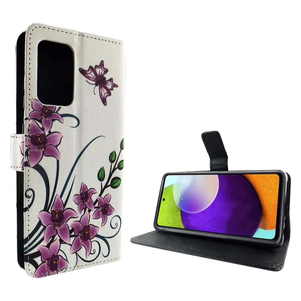 König Design Hülle Handy Schutz für Samsung Galaxy A72 5G Case Cover Tasche Wallet Etui Neu (Samsung Galaxy A72 5G)