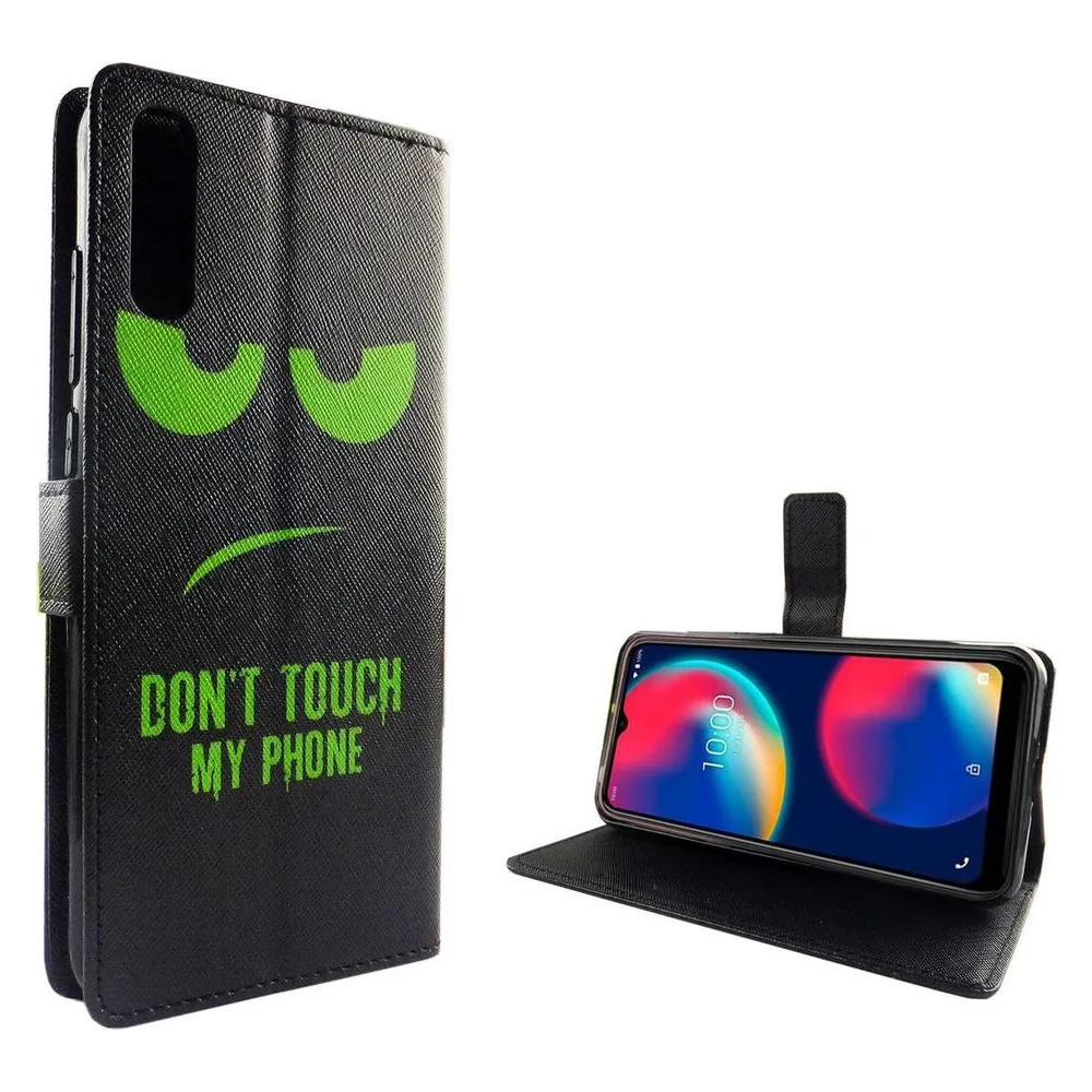 König Design Hülle Handy Schutz für Wiko View 4 Case Cover Tasche Wallet Etui Handyhülle Neu (Wiko View 4)