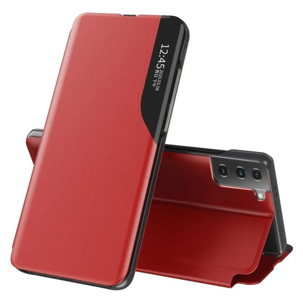 König Design Hülle Handy Schutz für Samsung Galaxy S21 FE Case Flip Cover Tasche Etui Bumper (Samsung Galaxy S21 FE)